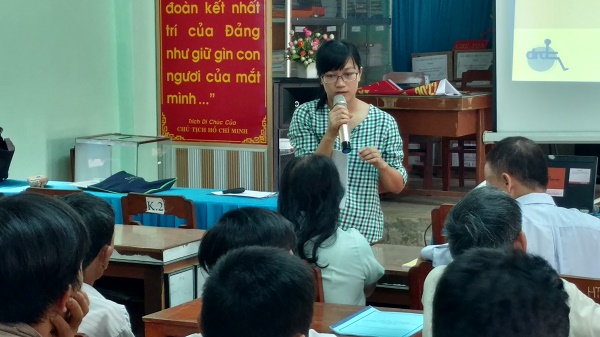 Khóa tập huấn Luật và chính sách trợ giúp người khuyết tật tại Hoài Nhơn, Bình Định